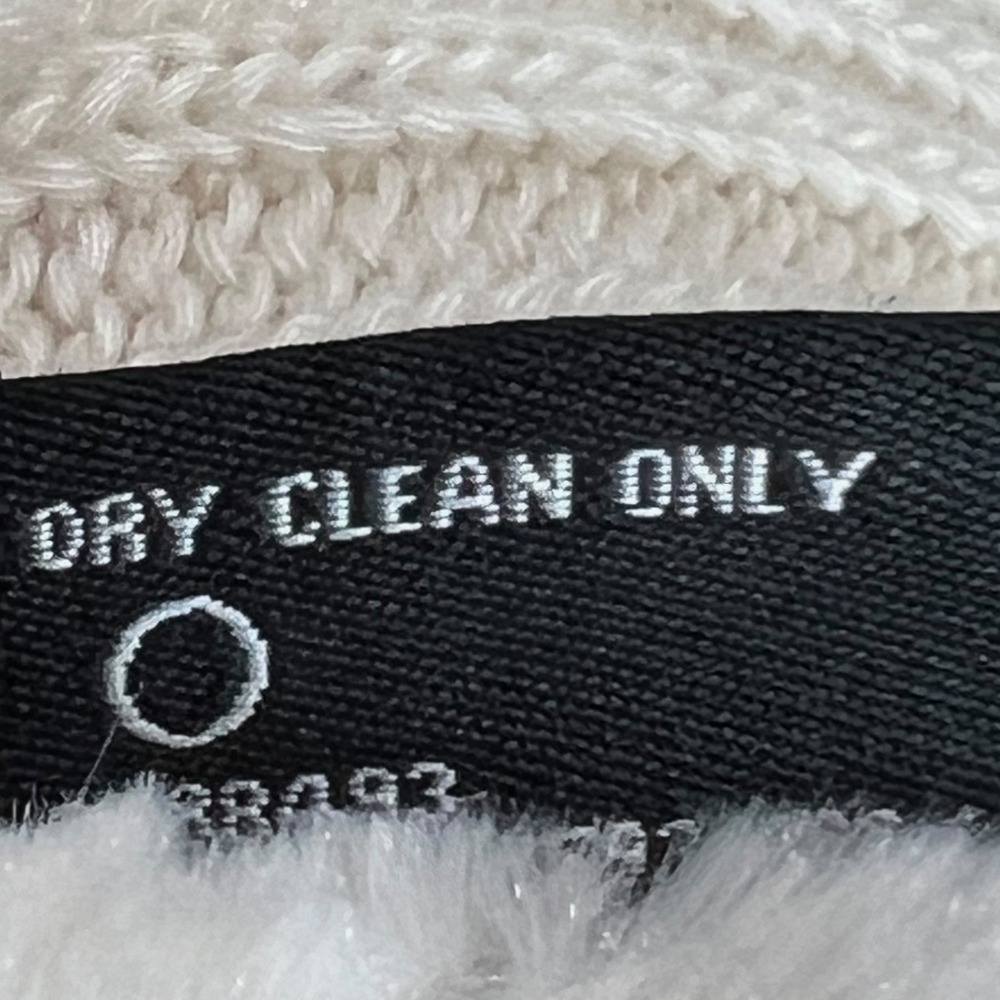 SUGARFLY White Faux Suede and Faux Fur Lined‎ Jacket S - Picture 13 of 13